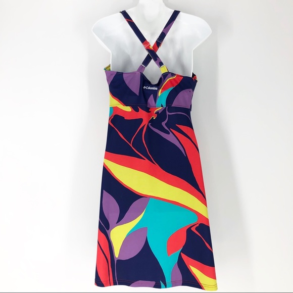SOLD! Columbia Colorful Boho Medium Sporty Dress - Picture 8 of 8